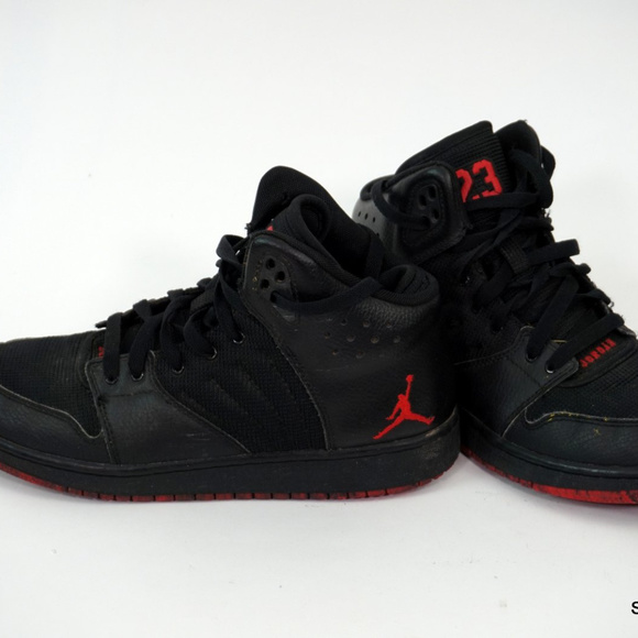 jordan 1 flight 4 black and red